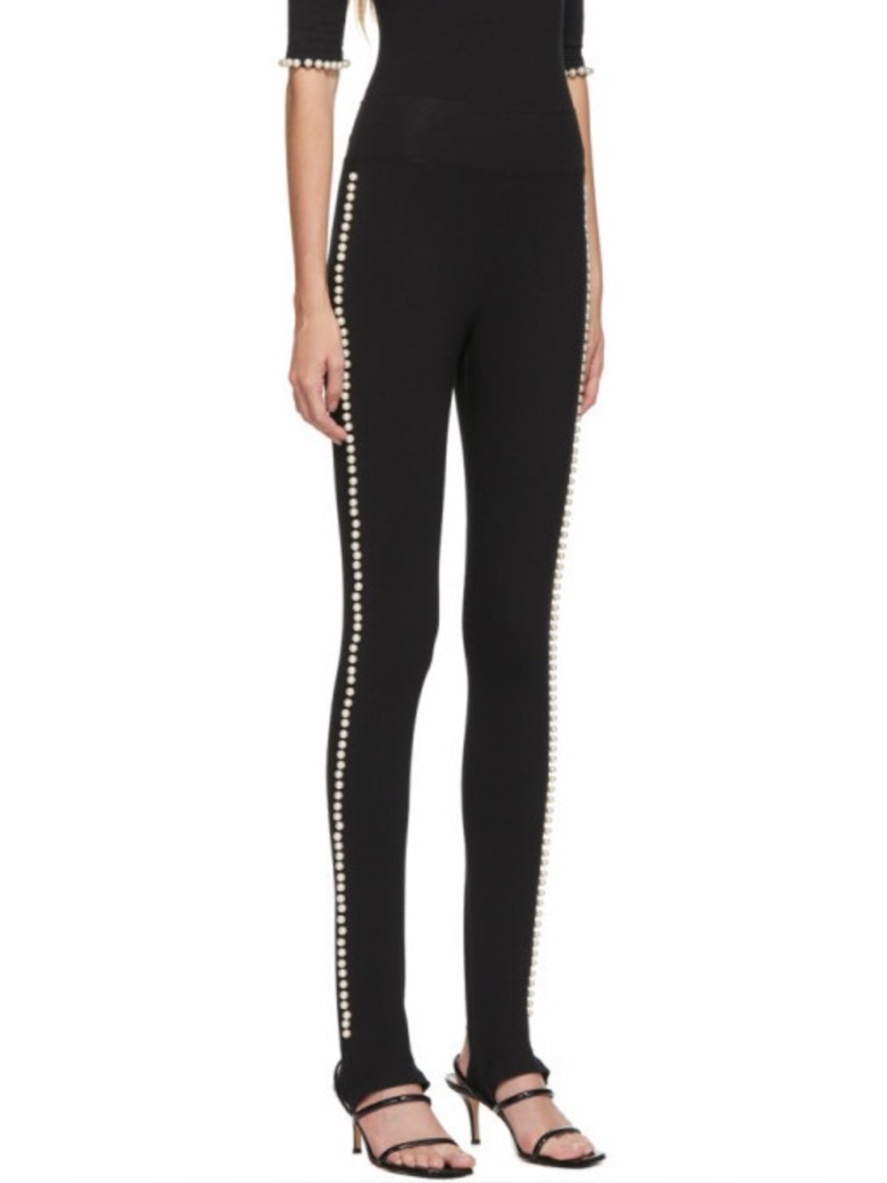 Marc Jacobs Black Capezio Edition The Stirrup Leggings Size Small